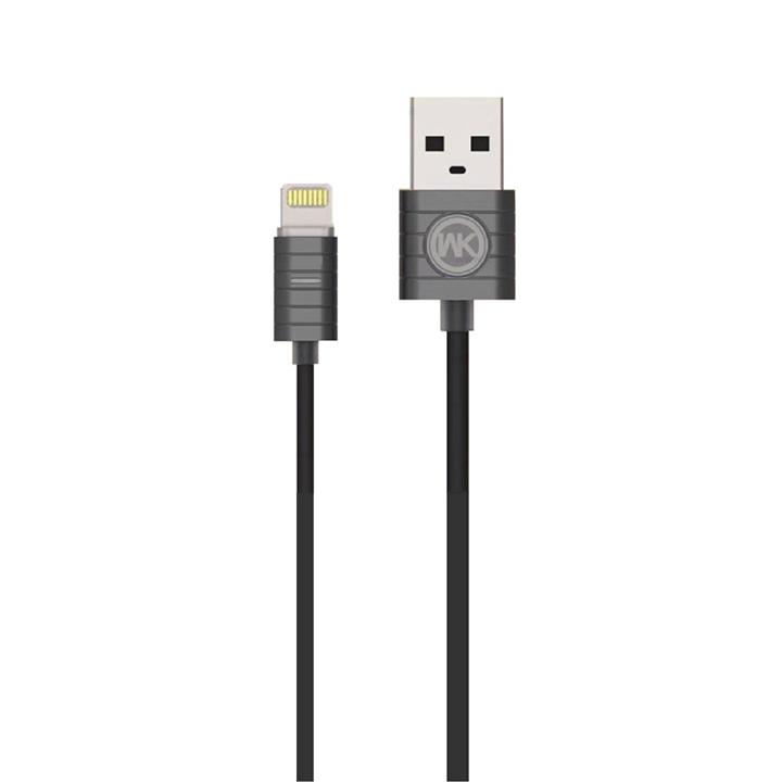 کابل تبدیل USB به لایتنینگ دابلیو کی دیزاین مدل WDC-045 طول 1 متر WK Design WDC-045 USB to Lightning with light Cable 1m